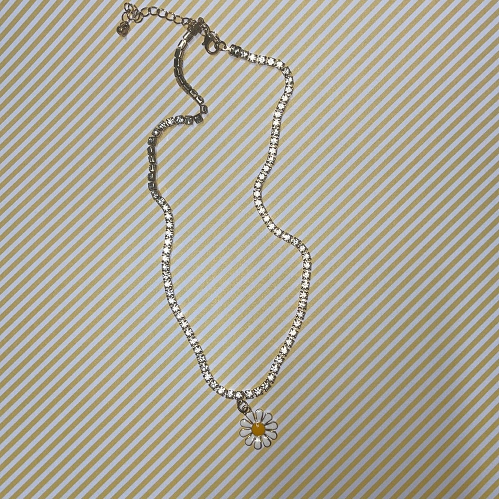 Sunflower necklace